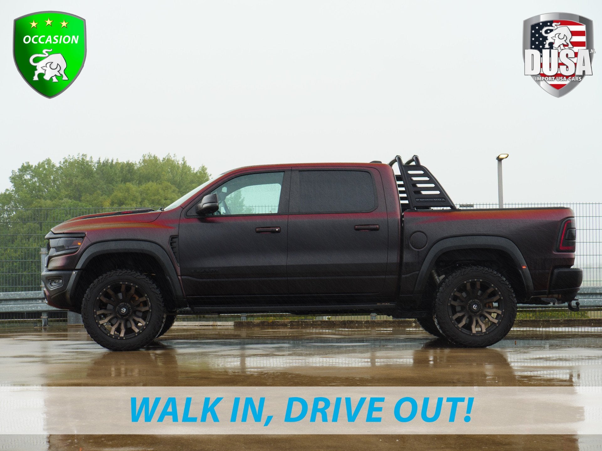 Dodge Ram 1500 | TRX | 6.2 V8 | 4x4 | Crew Cab | 22'' Fuel W, Auto's, Automaat, Dealer onderhouden, Gebruikt, Lichtsensor