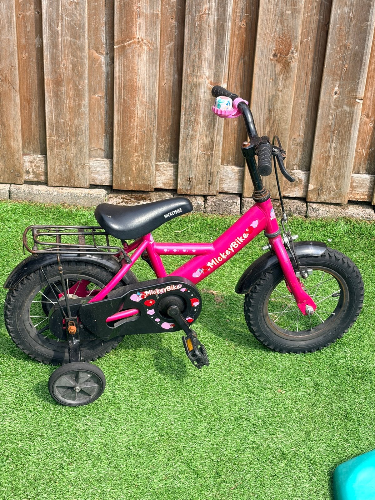 Meisje fiets 12 inch staat prima met zijwieltjes, Ophalen of Verzenden, Zo goed als nieuw, Minder dan 140 cm, 70 tot 85 cm