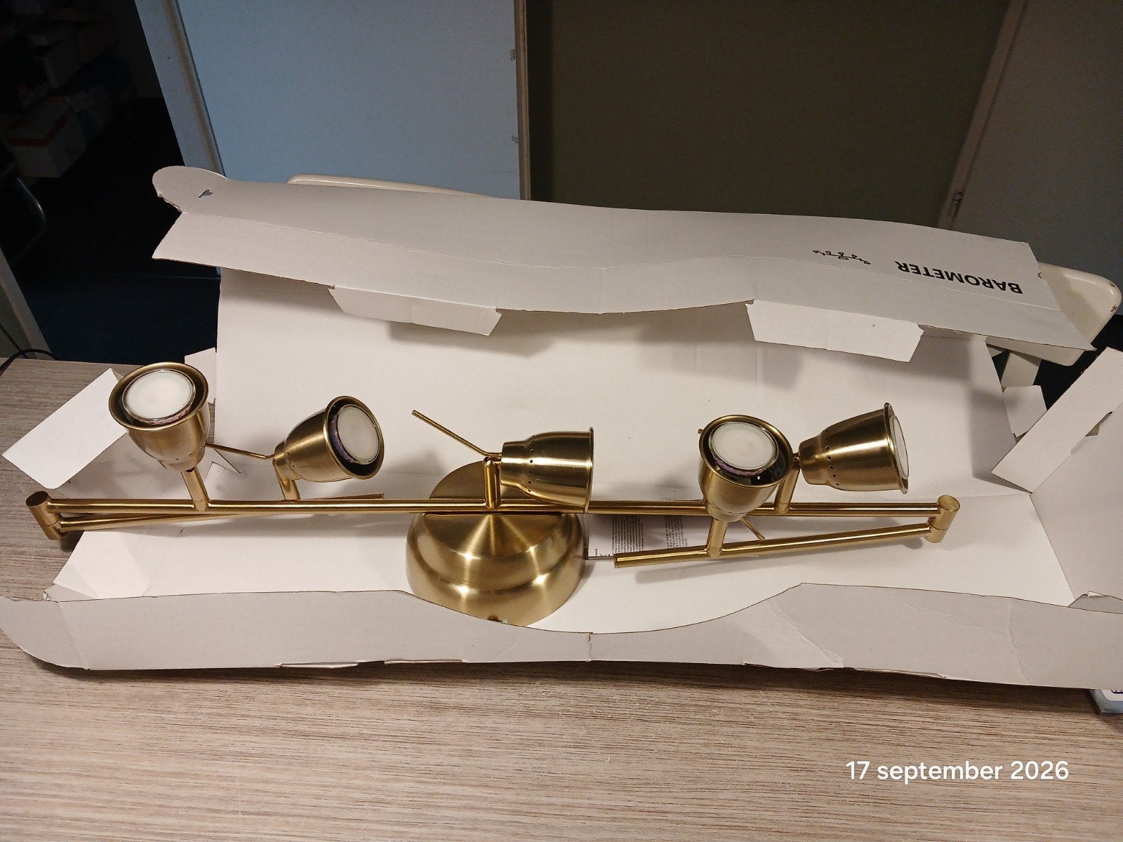 ikea Barometer lamp, Ophalen of Verzenden, Nieuw, Overige vormen, Metaal