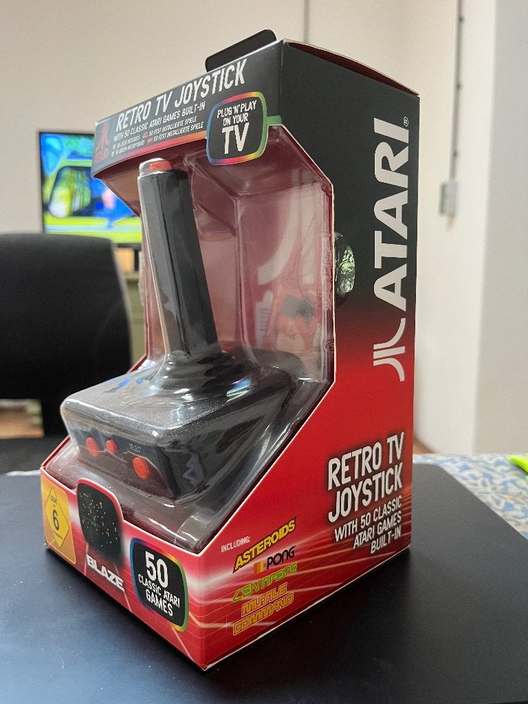 Atari Retro TV Joystick met 50 ingebouwde games, Spelcomputers en Games, Spelcomputers | Atari, Ophalen, Met games, Overige modellen