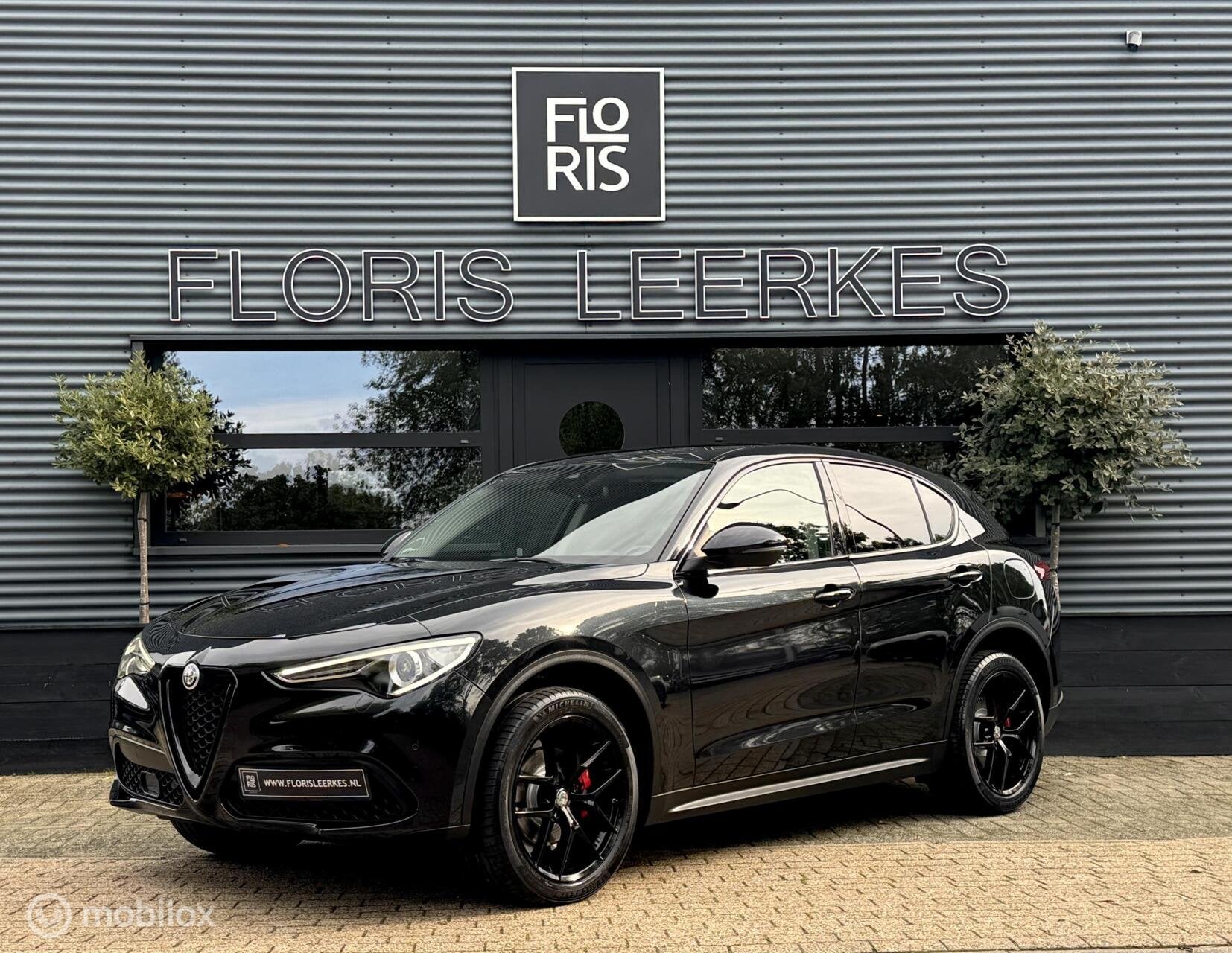 Alfa Romeo Stelvio | 2.0 T AWD | 280 PK | Zwart Leer |, Auto's, Automaat, 4 cilinders, Zwart, Vierwielaandrijving