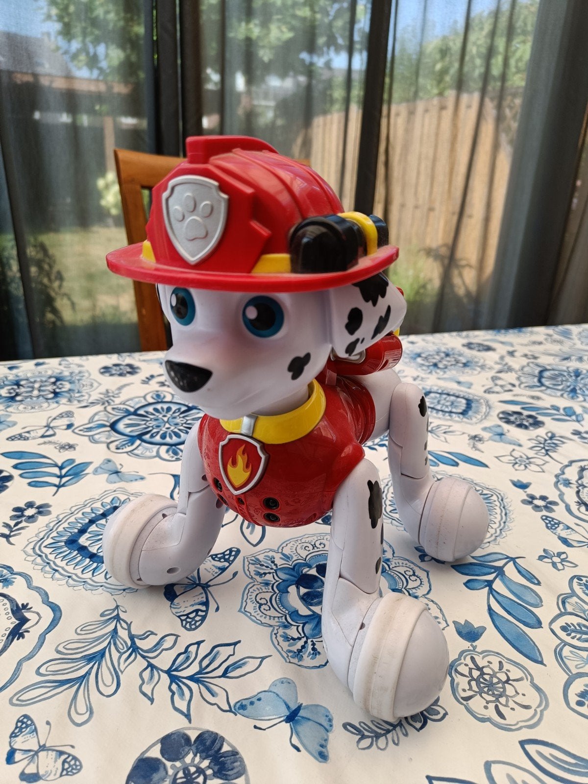 Paw Patrol Zoomer Marshall die zelf praat en rijdt!, Ophalen, Zo goed als nieuw, Jongen of Meisje