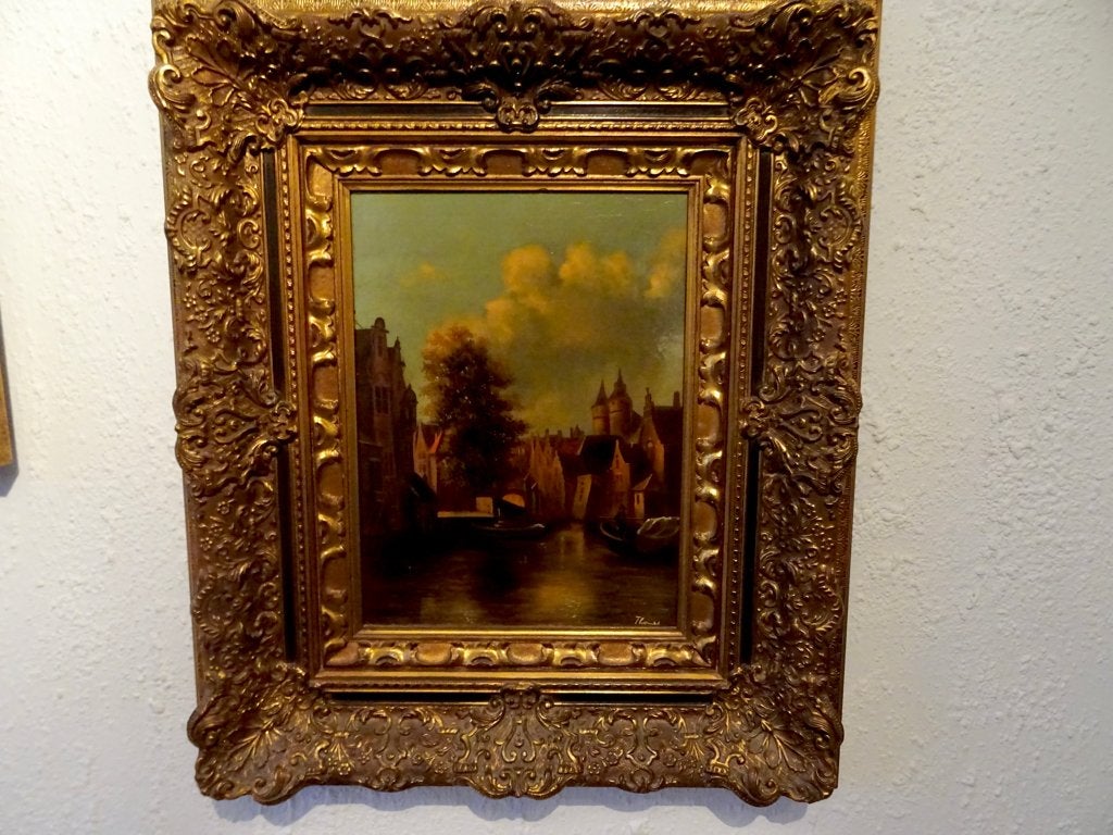 ANTIEKE SCHILDERIJEN (STADSGEZICHT & STILLEVEN (ERFSTUKKEN), Antiek en Kunst, Ophalen of Verzenden