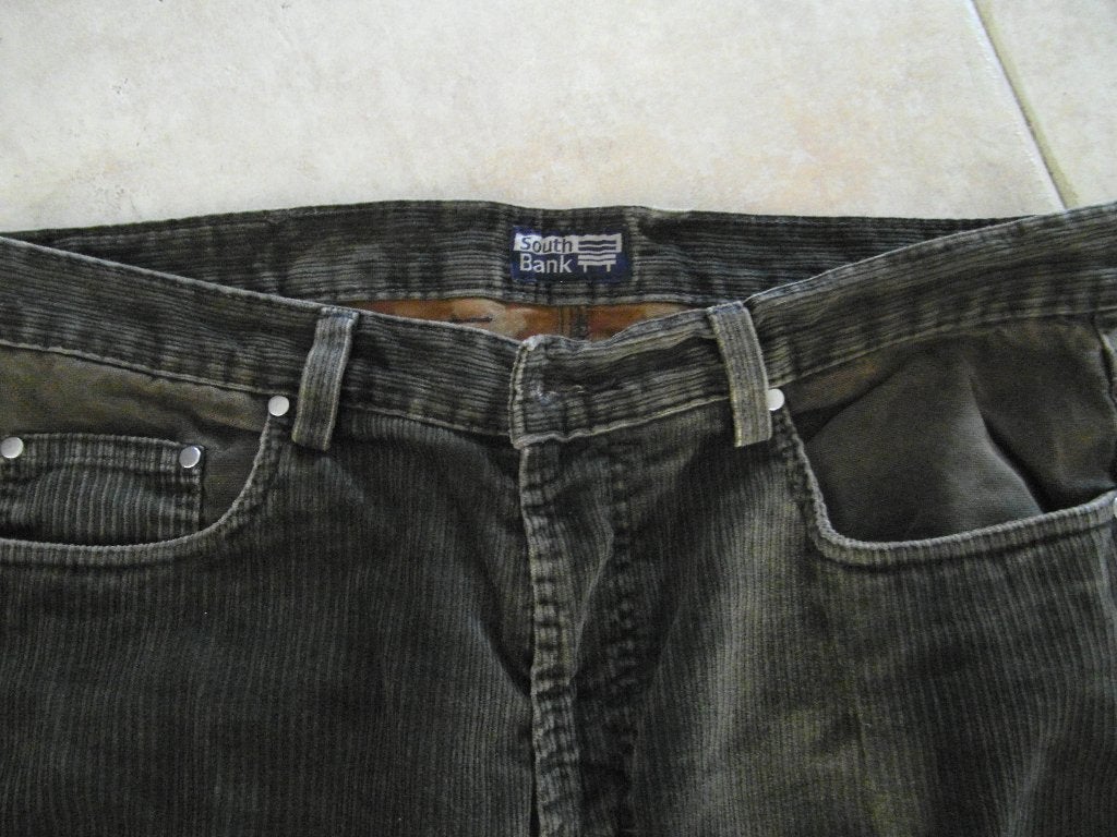 heren  lange broek bruin rib Southbank mt 26  mt 52 als NW, Southbank, Bruin, Overige maten, Ophalen of Verzenden