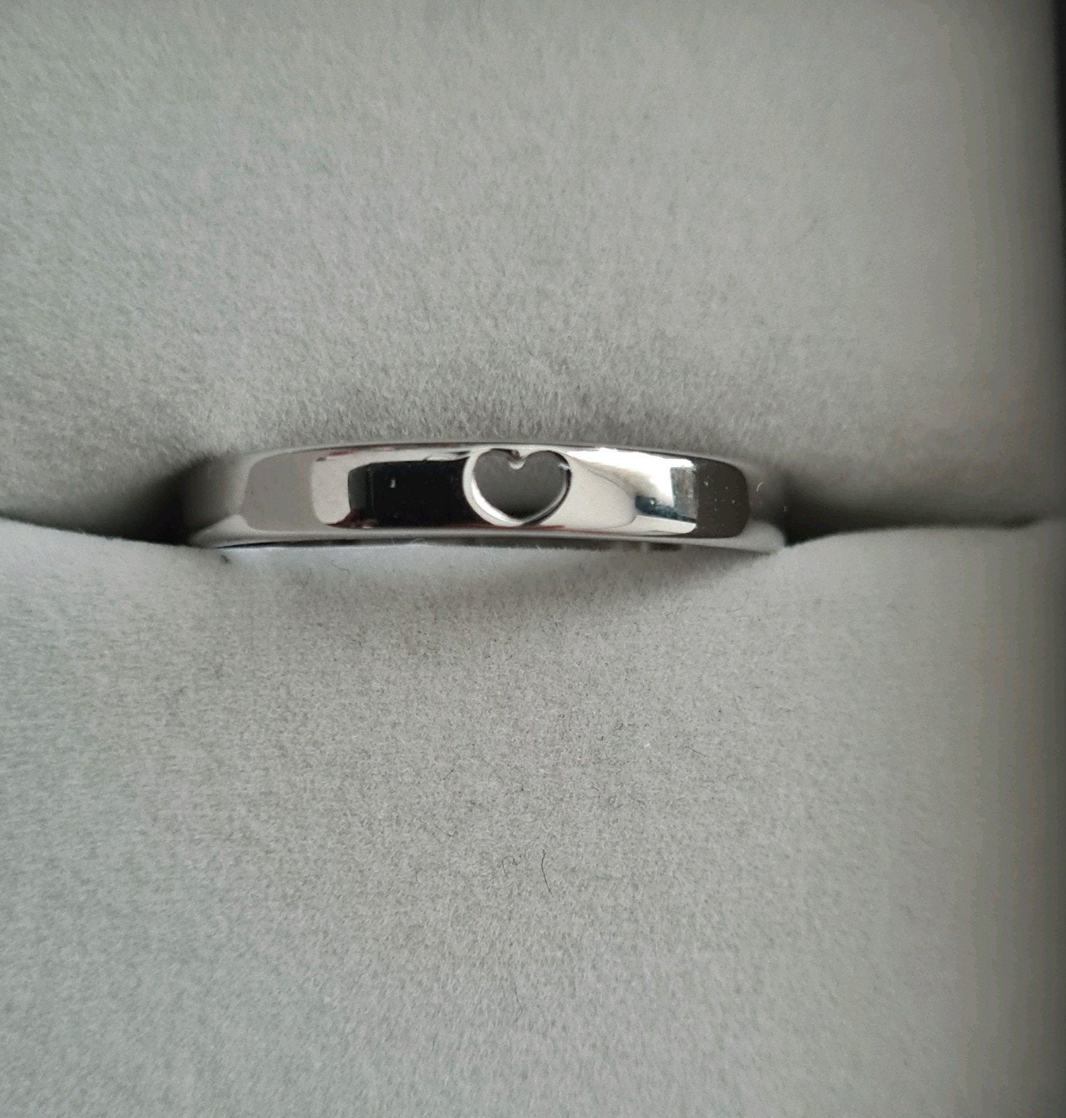 Nieuwe Lucardi ring met uitgesneden hart, maat 21,5 mm, 20 of groter, Nieuw, Ophalen of Verzenden, Dame