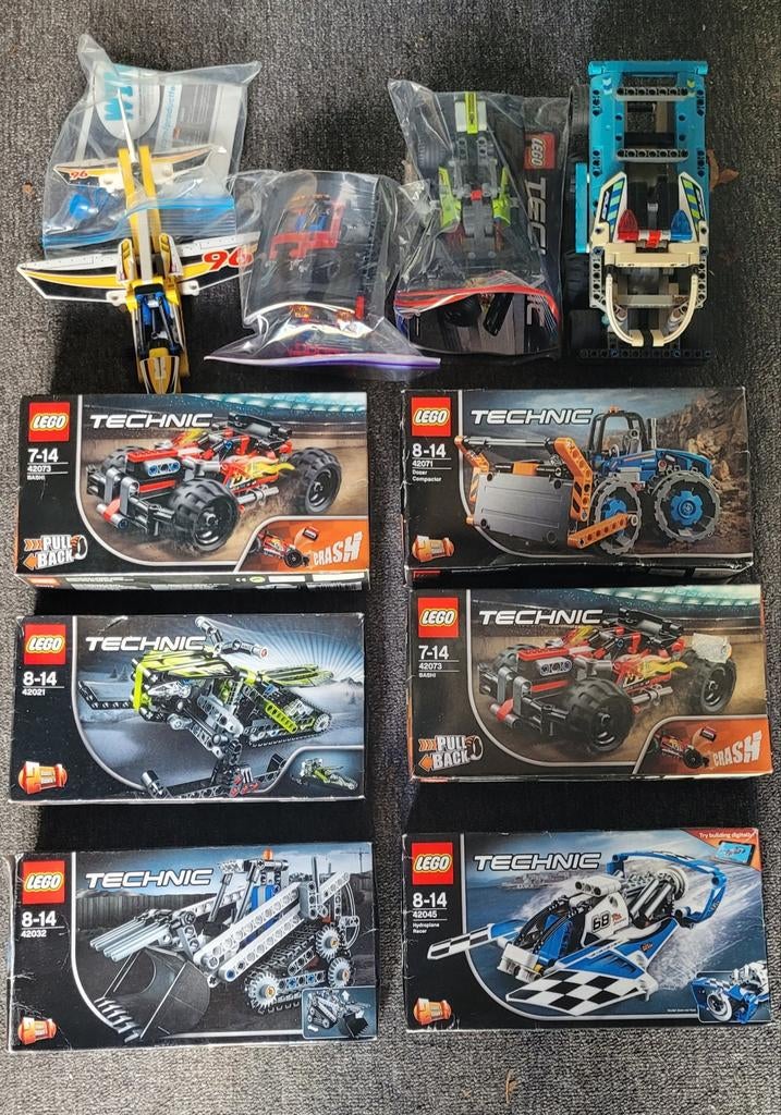Lego Technic meerdere modellen, Ophalen of Verzenden, Zo goed als nieuw, Overige merken