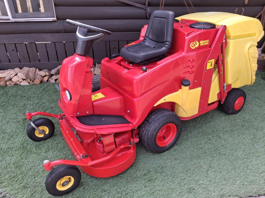 Gianni Ferrari TG Tech Frontmaaier, Tuin en Terras, Grasmaaiers, Zo goed als nieuw, Benzine-grasmaaier, 50 cm of meer, Cirkelmaaier