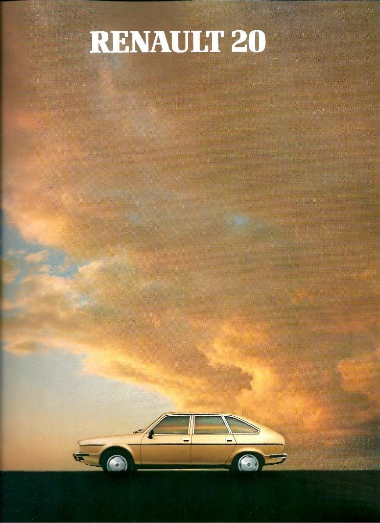 Brochure Renault 20 1982, Ophalen of Verzenden, Gelezen, Renault
