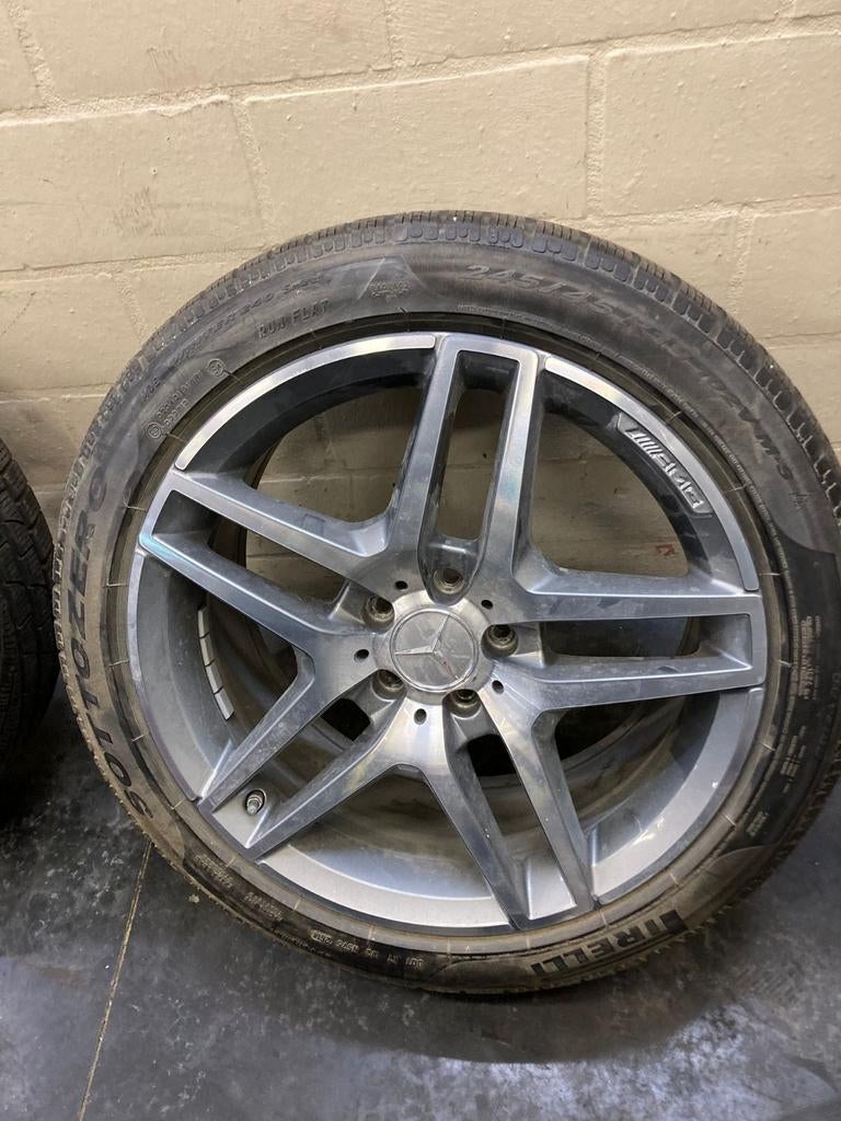 Mercedes W222 / W217 / S-klasse velgenset 19", 19 inch, Banden en Velgen, Ophalen of Verzenden, All Season