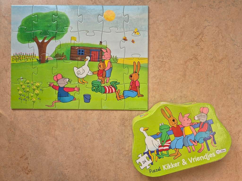 Puzzel Kikker en zijn Vriendjes, Ophalen of Verzenden, 10 tot 50 stukjes, Gebruikt