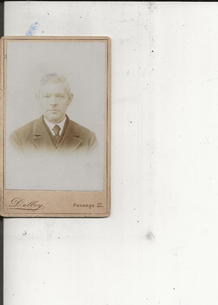 CdV Poeldijk Evert Verbeek, Verzamelen, Verzenden, Voor 1920, Ongelopen, Zuid-Holland