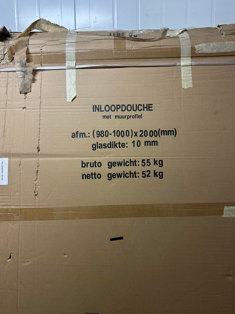 Inloopdouche diverse maten, Ophalen of Verzenden, Nieuw, Met douche