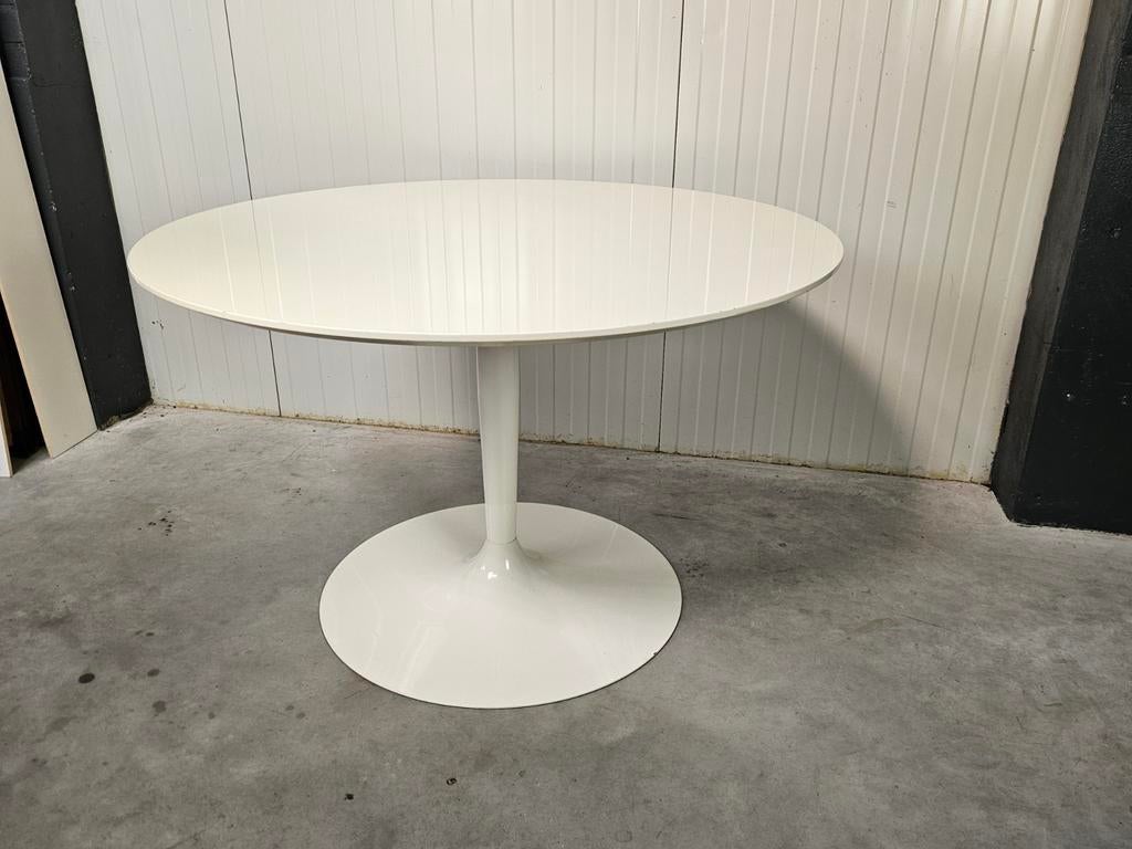 Vintage Italiaanse tulptafel rond, Ophalen of Verzenden