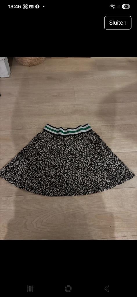 Panterprint rokje maat 38 - Carnaval of zomer!, Maat 38/40 (M), Zwart, Ophalen of Verzenden, Boven de knie