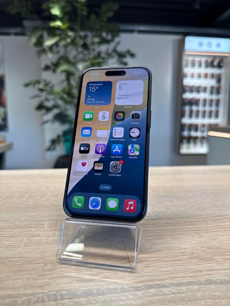  Apple iPhone 16 128GB Zwart incl. 2 jaar garantie, 128 GB, Zwart, IPhone 16, Ophalen of Verzenden