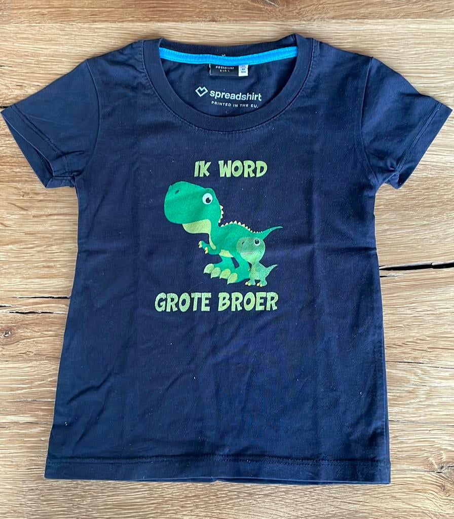 Ik word grote broer sticker en shirt, Ophalen of Verzenden, Nieuw