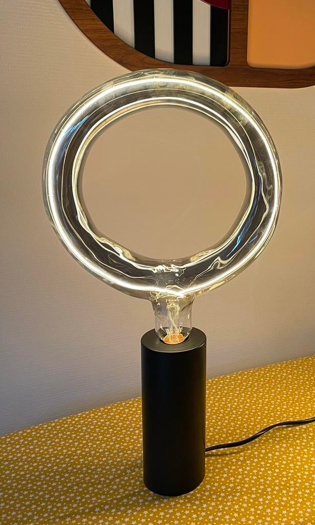 Calex tafellamp rond donut circle rada hk, Huis en Inrichting, Lampen | Tafellampen, Zo goed als nieuw, Minder dan 50 cm, Ophalen of Verzenden