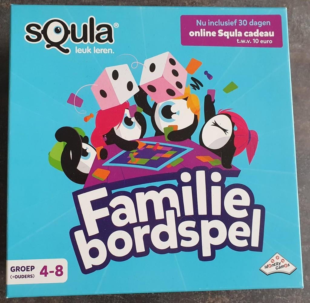 Squla Familie bordspel, Hobby en Vrije tijd, Gezelschapsspellen | Bordspellen, Een of twee spelers, Ophalen of Verzenden, Gebruikt