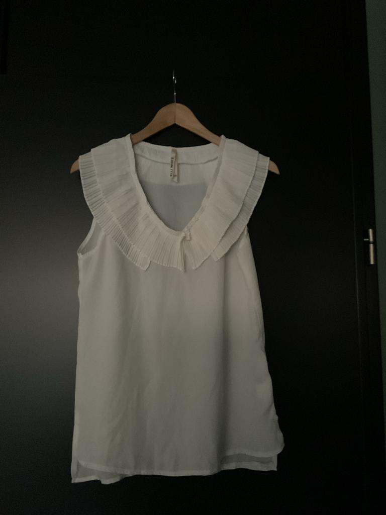 Top ELLI WHITE, Overige kleuren, Ophalen of Verzenden, Gedragen, Maat 36 (S)
