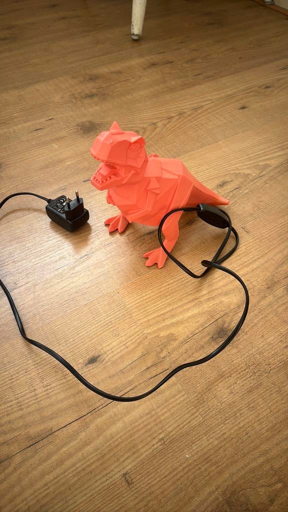 Dinosaurus nachtlampje T-rex, Ophalen of Verzenden, Minder dan 30 watt, E27 (groot), Led-lamp