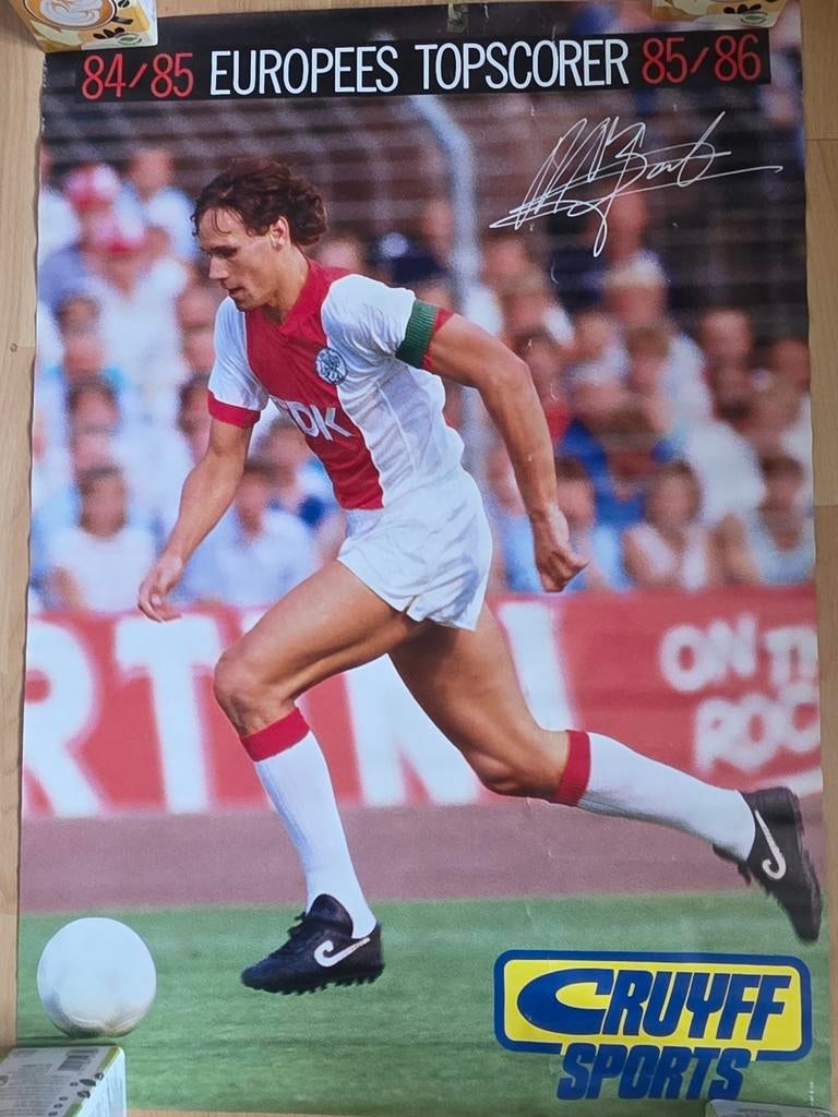 Poster Marco van Basten topscorer 85/86, Verzamelen, Sportartikelen en Voetbal, Ophalen of Verzenden, Zo goed als nieuw, F.C. Utrecht