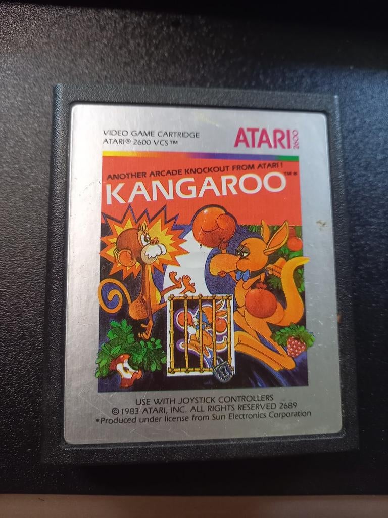 Atari 2600 - KANGAROO - cartridge, Avontuur en Actie, Gebruikt, 1 speler, Ophalen of Verzenden