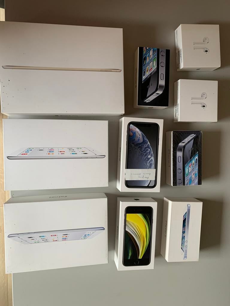 Apple lege verpakkingen, Ophalen of Verzenden, Zo goed als nieuw