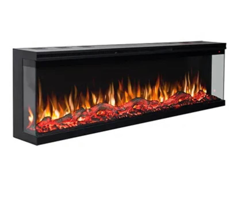 Elektrische sfeerhaard 3D driezijdig sfeerhaarden verwarming, Ophalen of Verzenden, Nieuw, Inbouwhaard, Elektrische haard