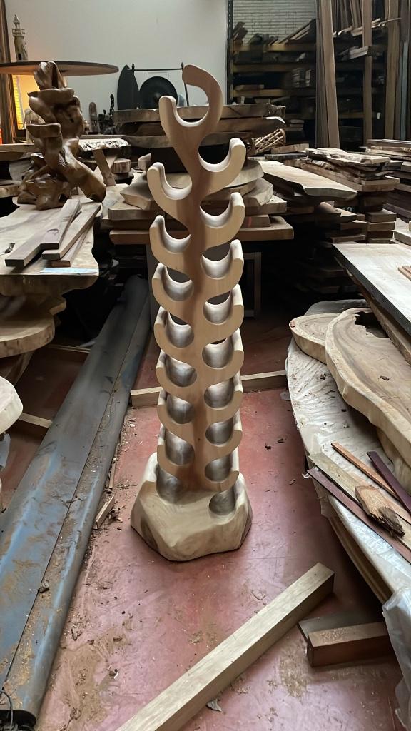 Wijnrek suar teak, 15 tot 25 flessen, Nieuw, Ophalen of Verzenden, 75 cm of meer