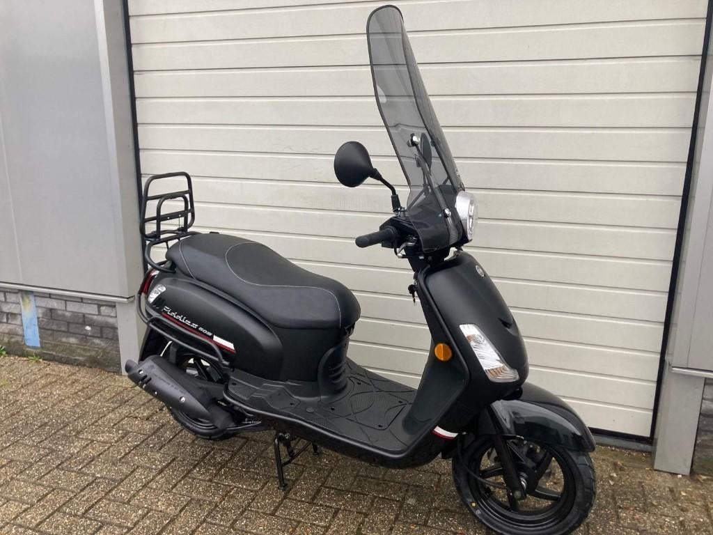 Sym Fiddle II E5 Premium Brom | Mag in Amsterdam Rijden!, Fietsen en Brommers, Scooters | SYM, Nieuw, Fiddle, Maximaal 45 km/u
