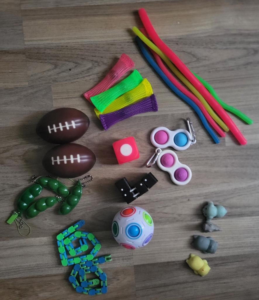 Verzameling fidget toys, Ophalen of Verzenden, Zo goed als nieuw, Overige typen