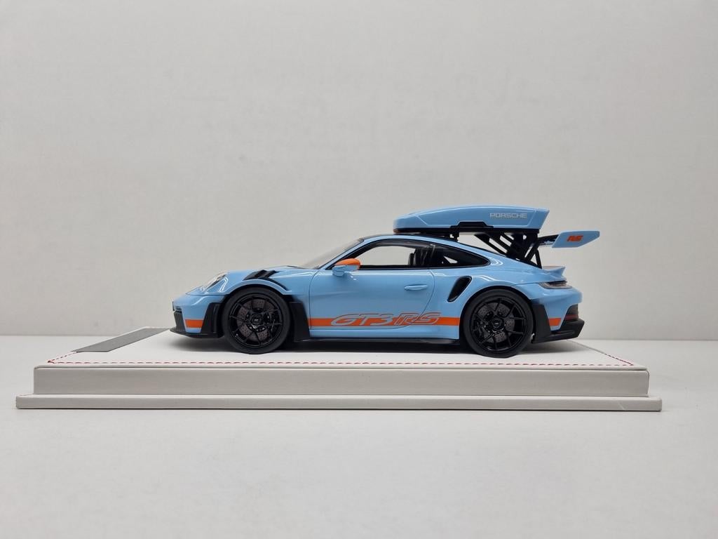 Ivy Merit Porsche 911 (992) GT3 RS + Skibox 1/20 1:18 Nieuw, Hobby en Vrije tijd, Modelauto's | 1:18, Ophalen of Verzenden, Nieuw