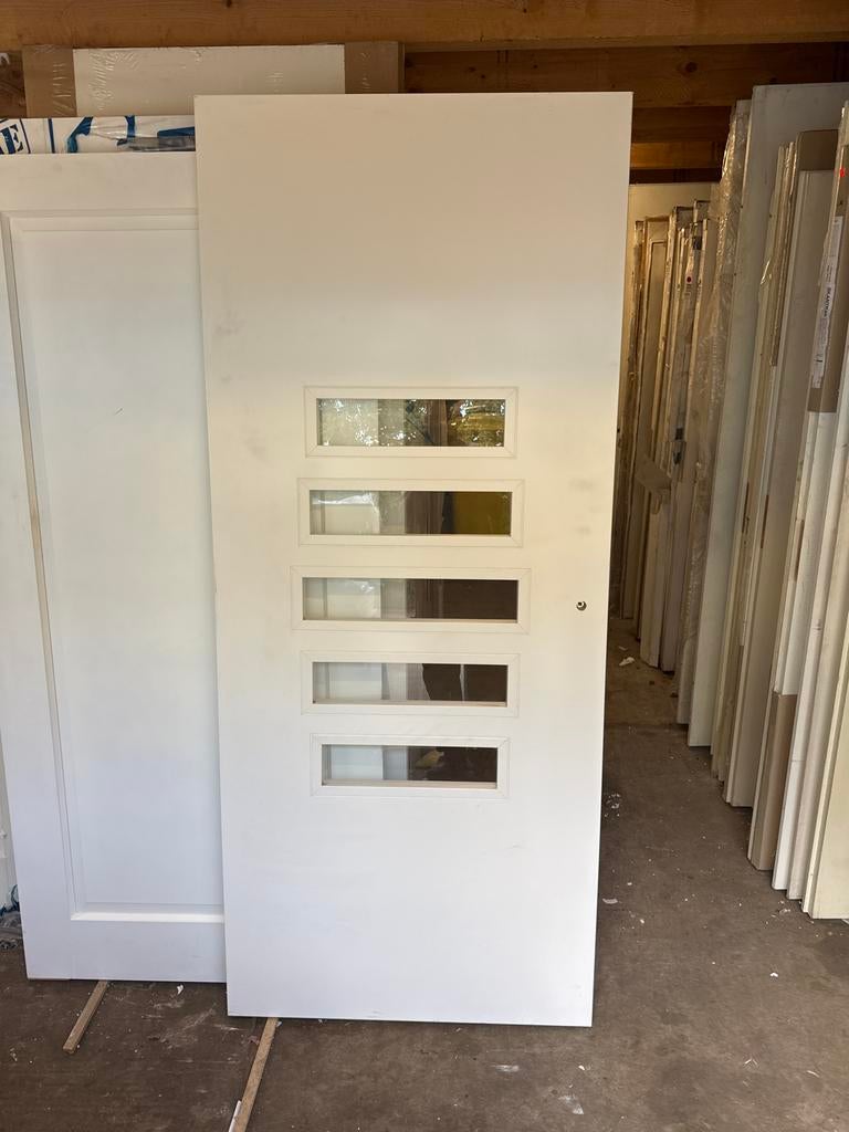 Opdek Paneeldeur 88x211.5 cm - Linkshangend, Ophalen, 80 tot 100 cm, Binnendeur, Nieuw