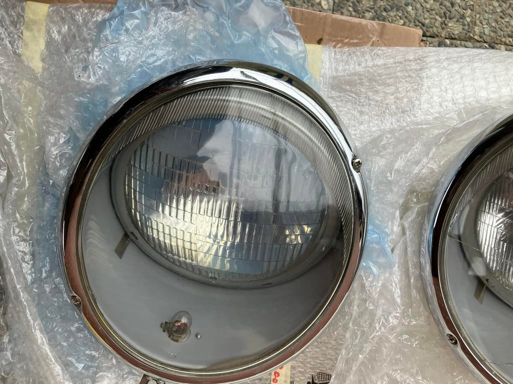 2 Porsche 356 koplampen (gereviseerd ), Auto-onderdelen, Verlichting, Ophalen of Verzenden, Gebruikt, Porsche