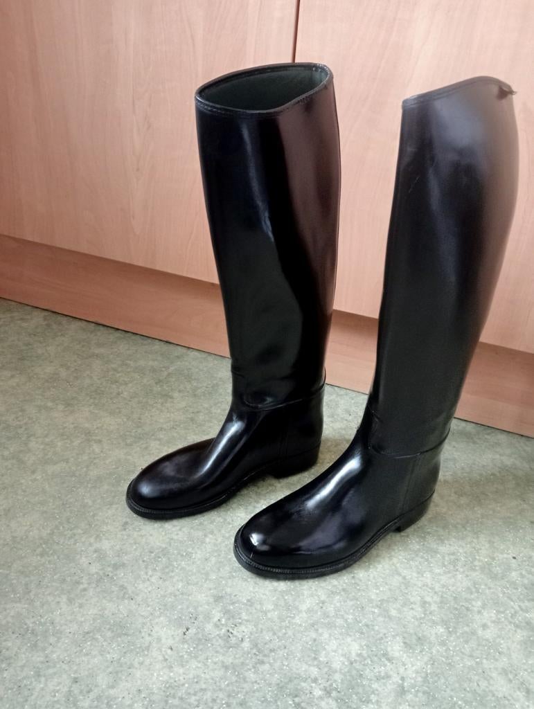 Nette zwarte gevoerde rijlaarzen Aigle mt 39, Dieren en Toebehoren, Paardrijkleding, Ophalen of Verzenden, Dressuur, Schoeisel