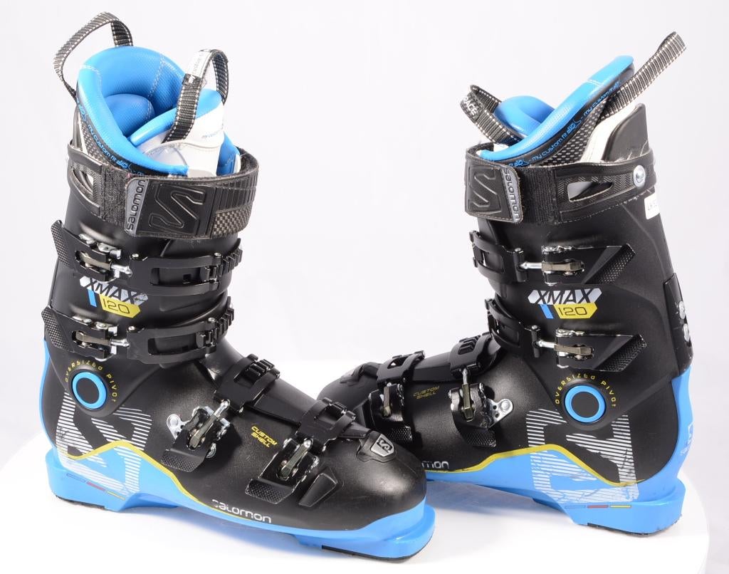 39 40 EU skischoenen SALOMON X MAX 120, My custom fit 3D, Sport en Fitness, Skiën en Langlaufen, Gebruikt, Schoenen, Skiën, Salomon