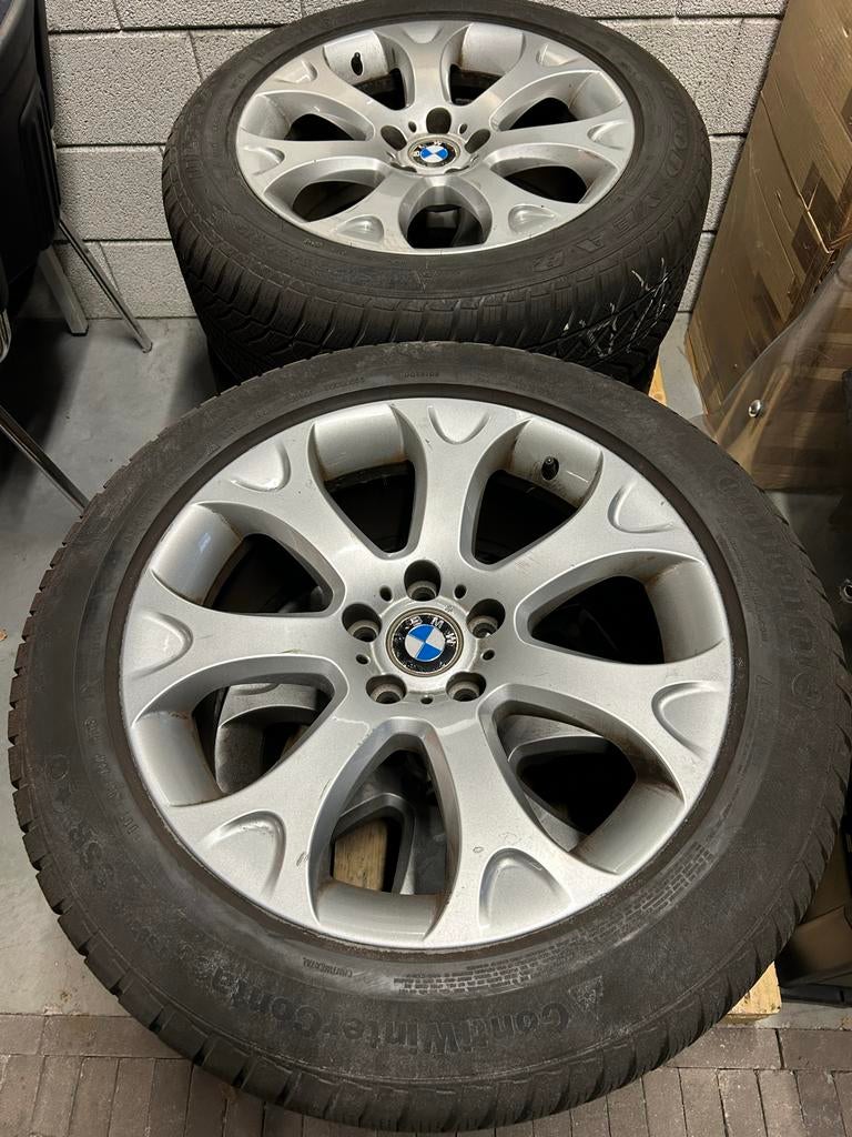 BMW X5/X6 Winterbanden 255/50R19 met Velg, Gebruikt, 255 mm, Banden en Velgen, Winterbanden