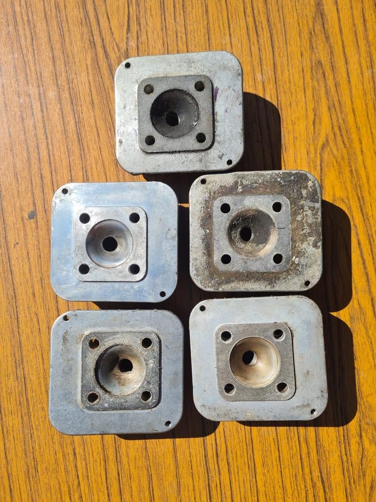 5x geforceerde koeling cilinderkop., Ophalen of Verzenden, Cilinder