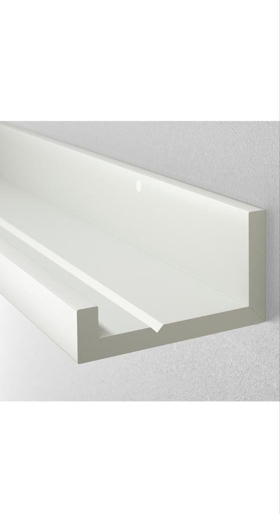 Ikea Mosslanda schilderijenplank wit - 115cm, Huis en Inrichting, Woonaccessoires | Wandplanken en Boekenplanken, Ophalen, Zo goed als nieuw