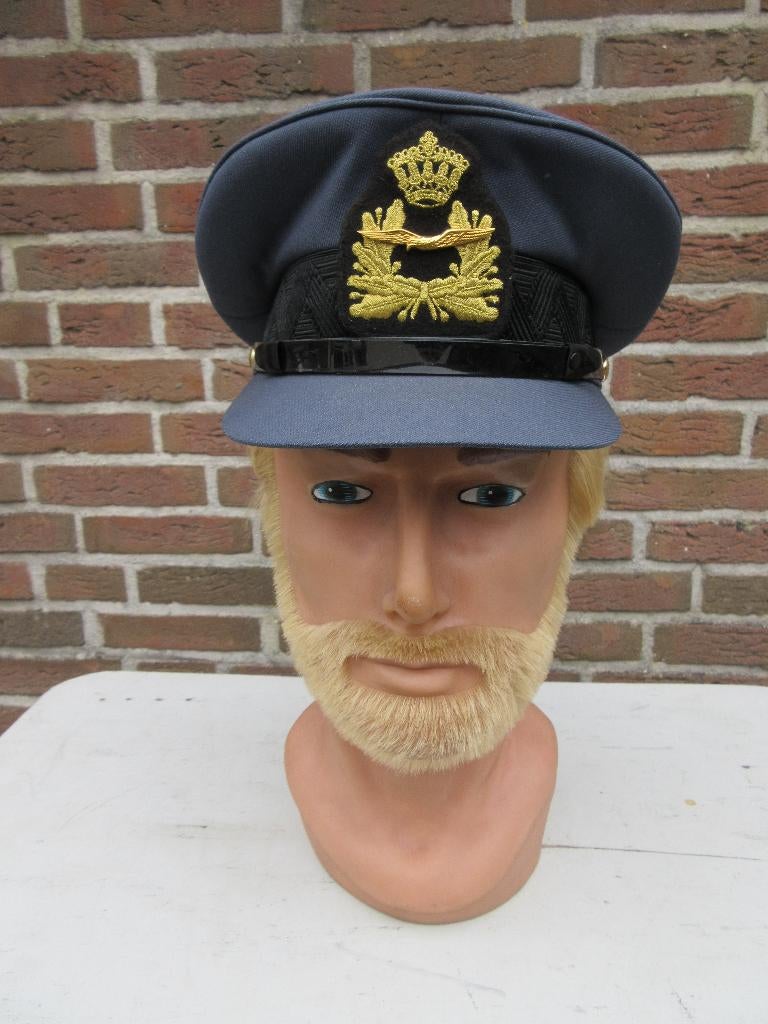 Nederlandse Luchtmacht officier pet, Ophalen of Verzenden, Luchtmacht, Nederland, Helm of Baret