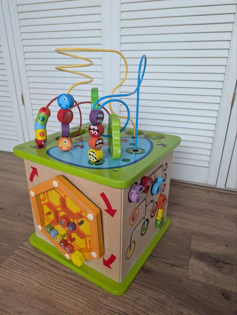 Hape Activiteitenkubus - mist onderdelen, Ophalen, Gebruikt, Babygym