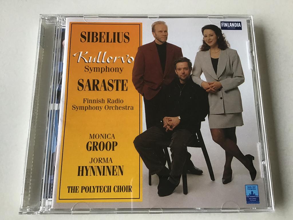 Sibelius Kullervo symphoby /Saraste /Monica Groop & Hynninen, Ophalen of Verzenden, Zo goed als nieuw, Orkest of Ballet
