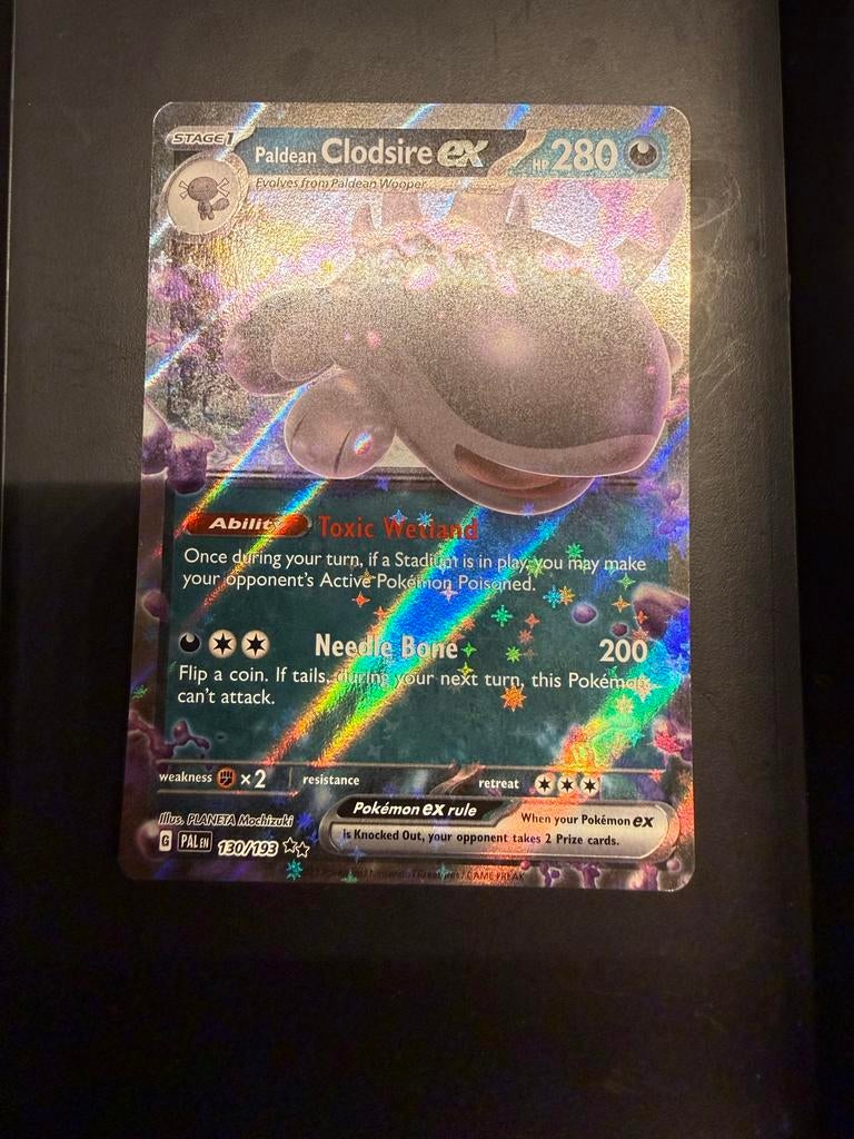 Paldean Clodsire Ex 130/193 - Paldea Evolved, Ophalen of Verzenden, Nieuw, Losse kaart, Foil