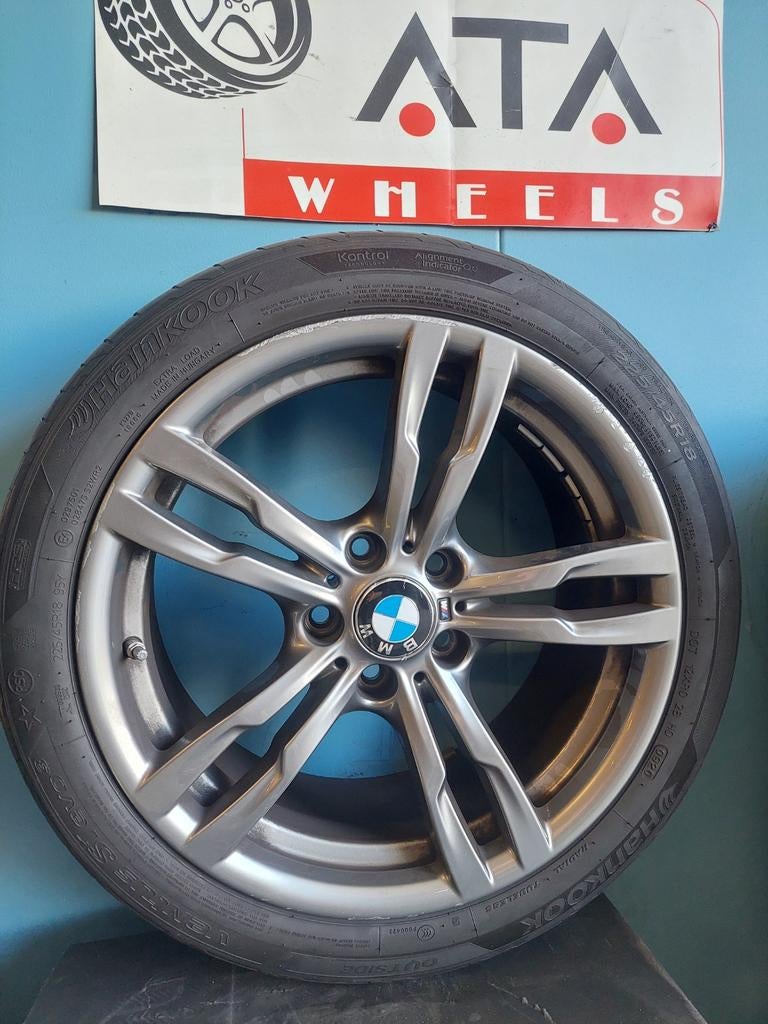 18 inch BMW 3 4 Serie F30 F31 F34 Styling 441m Velgen, Ophalen, 18 inch, Gebruikt, Banden en Velgen