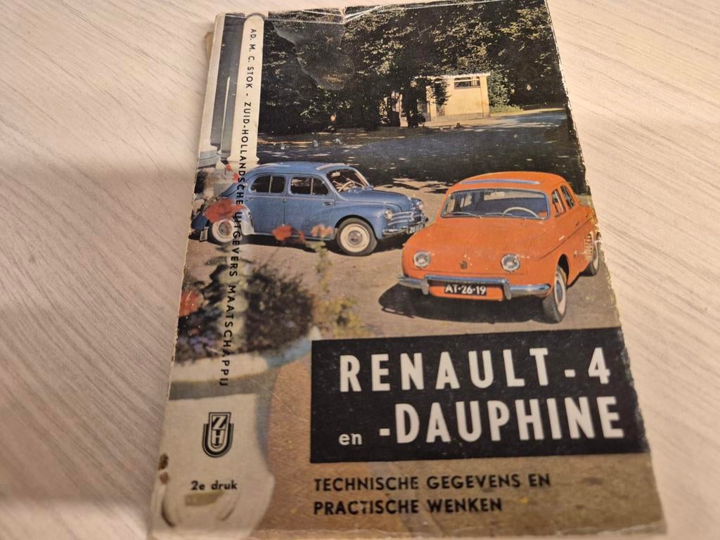 Vraagbaak Renault 4 Renault Dauphine handleiding instructieb, Ophalen of Verzenden