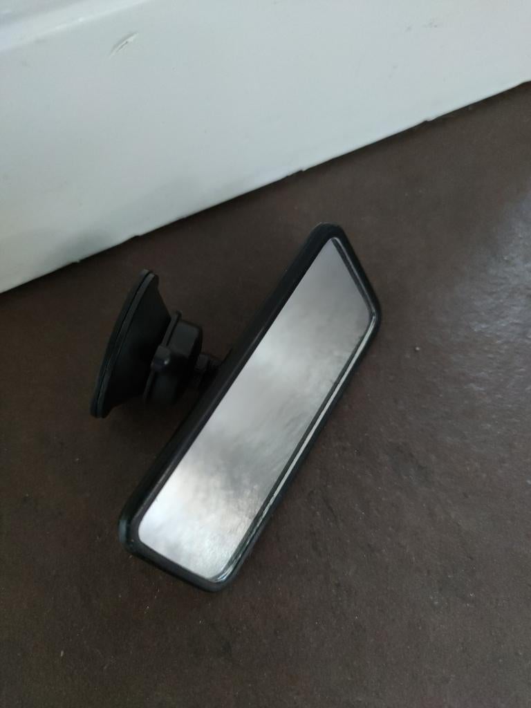Kleine achteruitkijkspiegel, binnen spiegel met zuignap, Ophalen of Verzenden, Gebruikt, Universele onderdelen