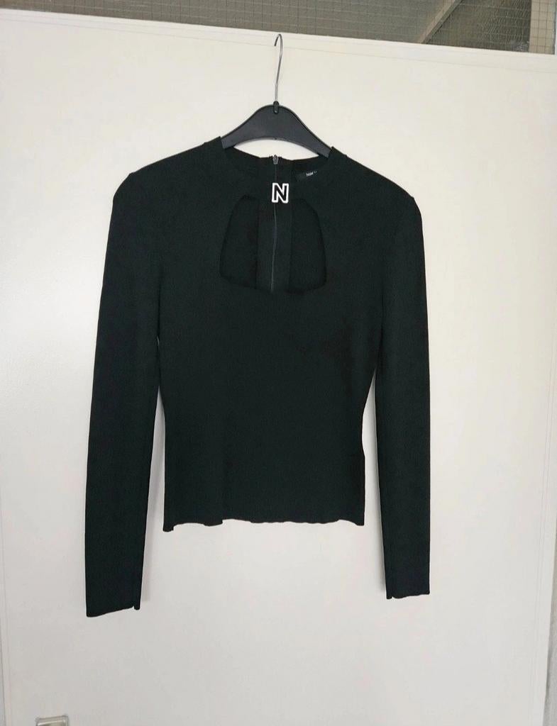 Nikkie top, Ophalen of Verzenden, Nieuw, Maat 36 (S), Zwart