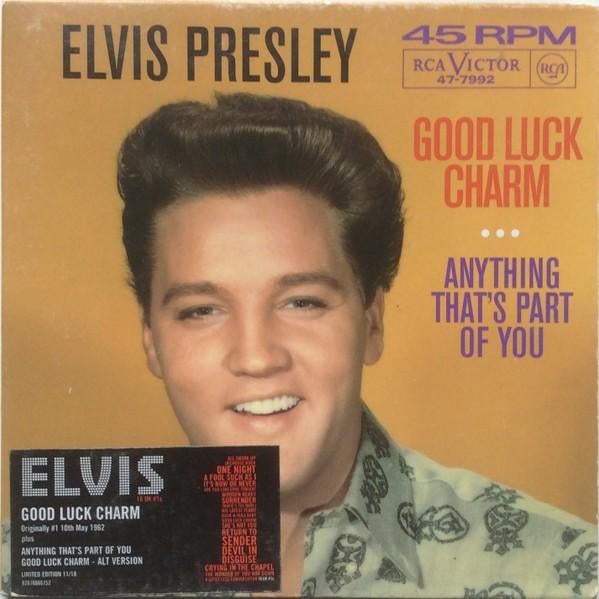 Elvis Presley – Good Luck Charm  Originele CD Single Nieuw., Cd's en Dvd's, 1 single, Ophalen of Verzenden, Nieuw in verpakking