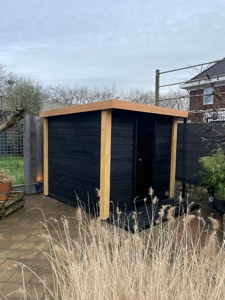 Thermowood Buitensauna tuinsauna sauna maatwerk, Sport en Fitness, Sauna, Ophalen of Verzenden, Nieuw, Fins of Traditioneel, Complete sauna
