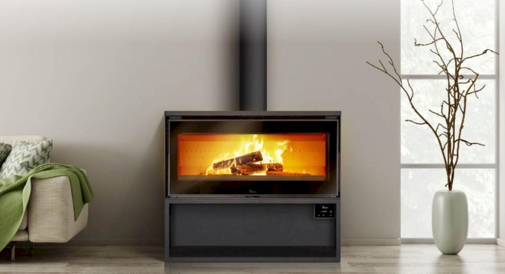Lacunza paris 1000 houtkachel 8-14 kW (uit voorraad), Ophalen of Verzenden, Vrijstaand, Hout, Nieuw